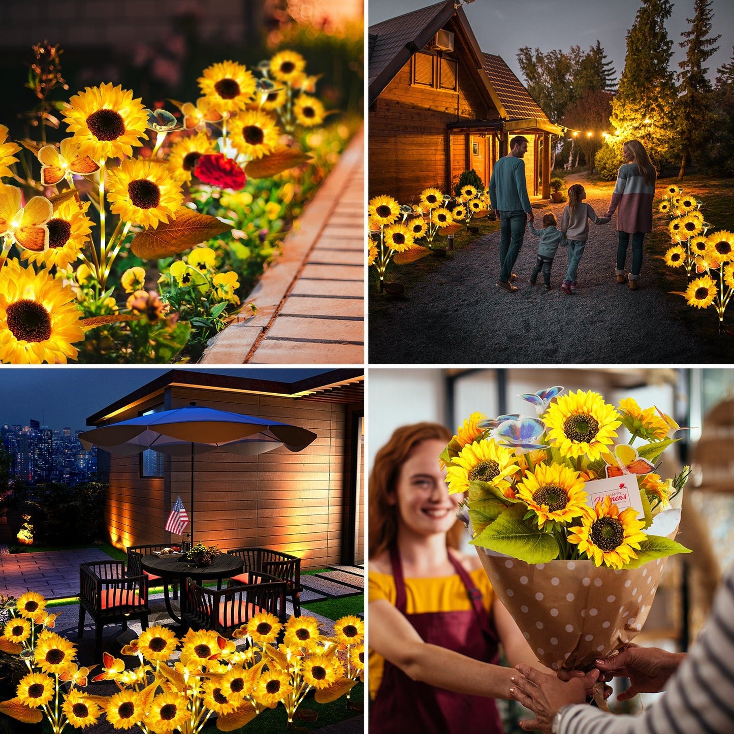 Solar Sunflower Decor Light - FabStyl
