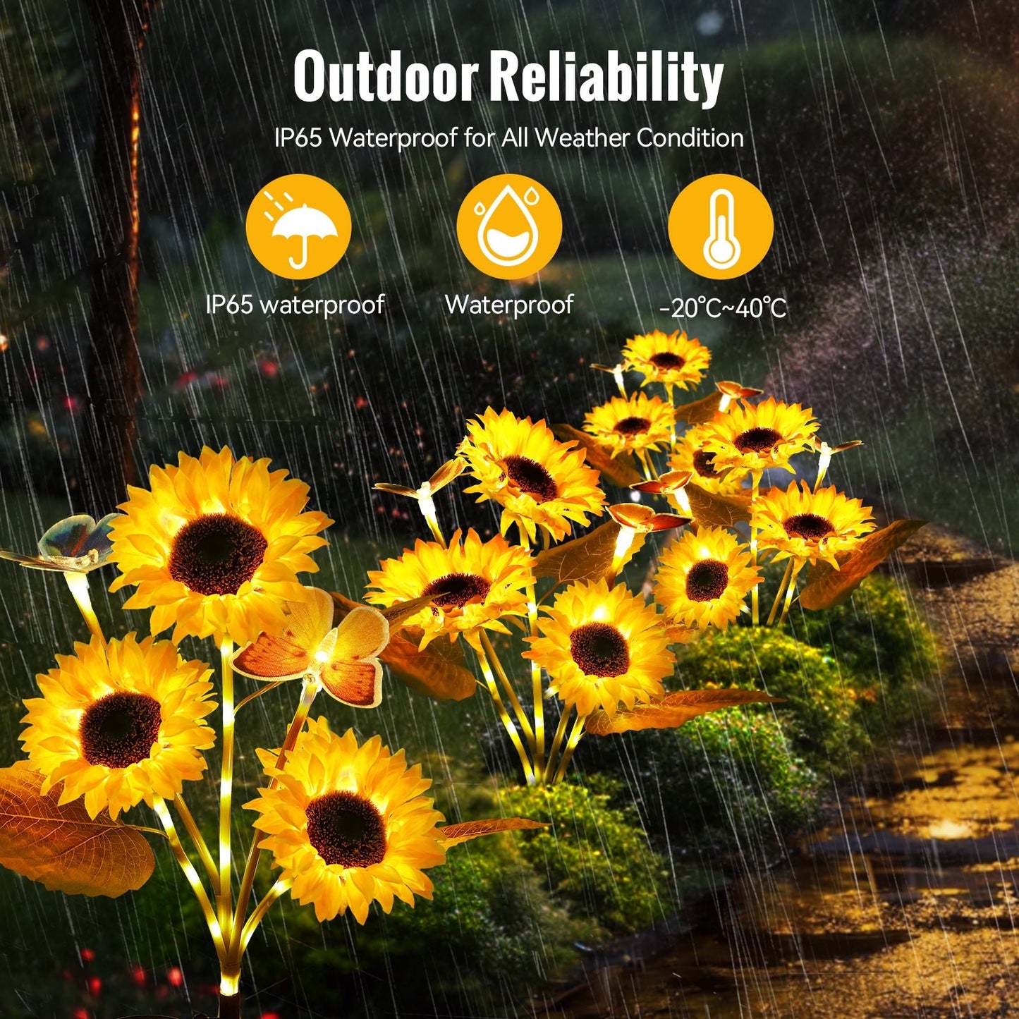 Solar Sunflower Decor Light - FabStyl