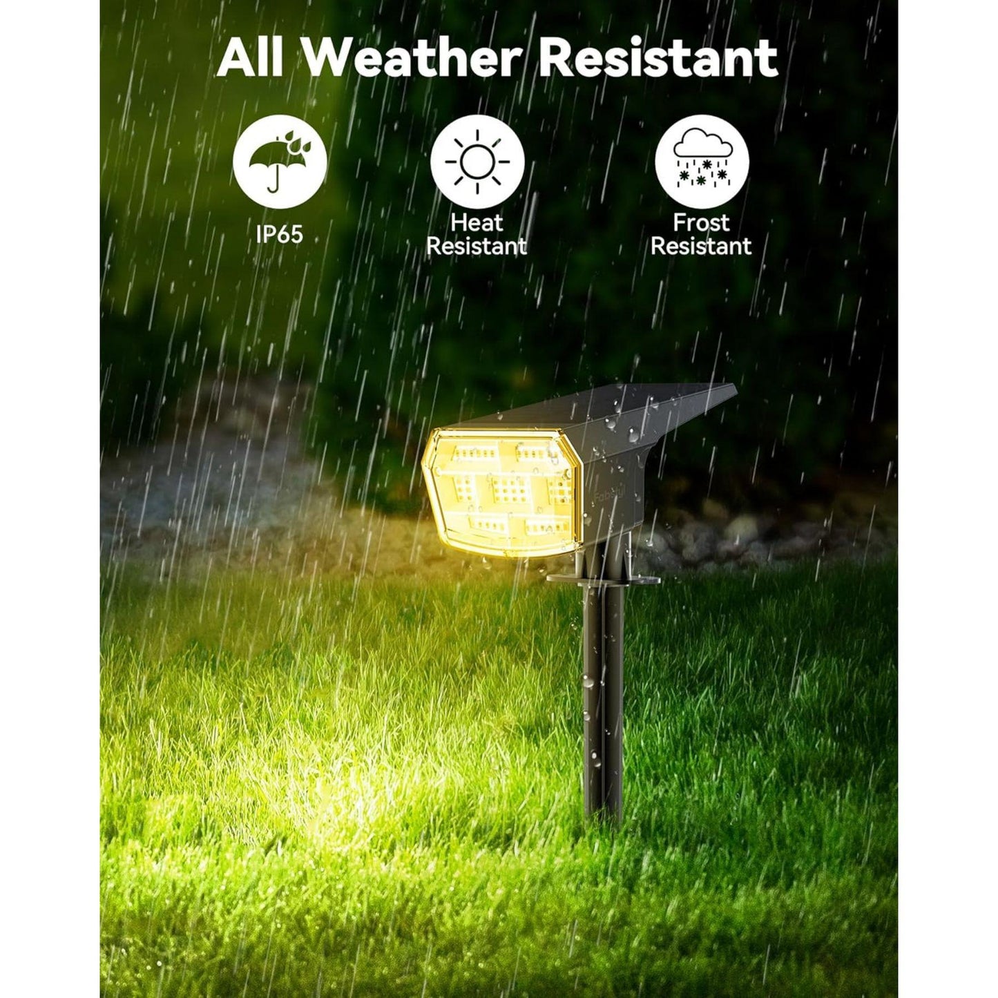 Solar 6 - Pack Spot Light With 7 Light Colors - FabStyl