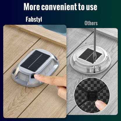 Solar Driveway Light With 10 Light Colors - FabStyl