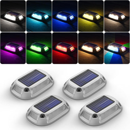 Solar Driveway Light With 10 Light Colors - FabStyl