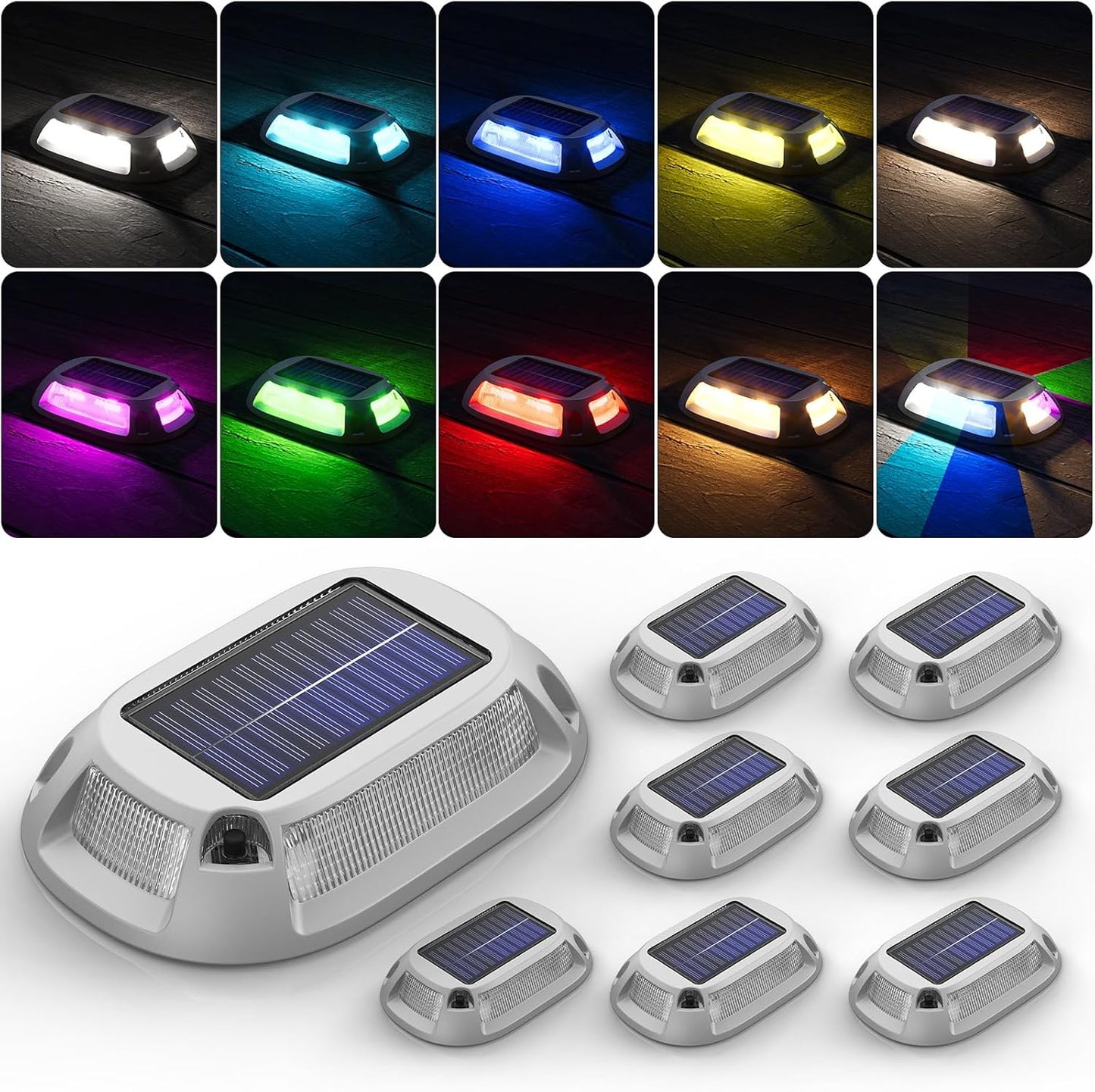 Solar Driveway Light With 10 Light Colors - FabStyl