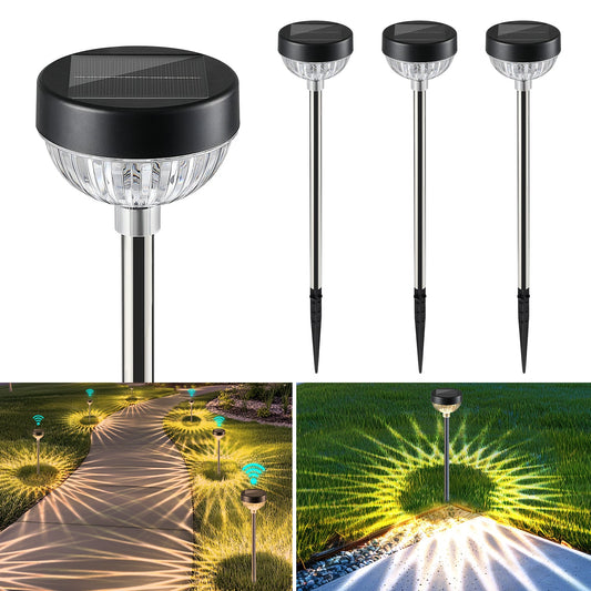 Solar Pathway Light With 8 Lighting Colors - FabStyl